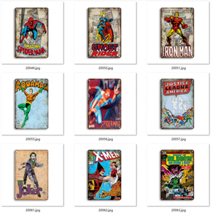 Americano Anime de dibujos animados estaño cartel Vintage <span class=keywords><strong>Manga</strong></span> placa de Metal personalizada Placa de Metal signo de la casa decoración de la pared - Product Image 2