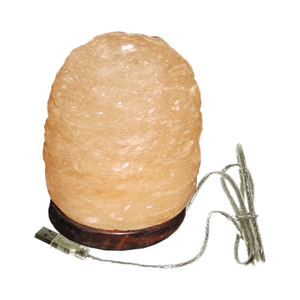 Lampe USB portable de haute qualité, éclairage Feng Shui efficace, artisanat élégant en sel de l'Himalaya, décoration intérieure naturelle, sac - Product Image 1
