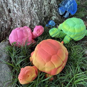 Jouet anti-stress tortue marine imprimé en 3D, créatures articulées imprimées en 3D, articles pas chers, motifs de dragon originaux - Product Image 1