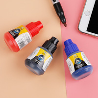 Marqueur effaçable à sec rechargeable de haute qualité Free Horse, encre noire/bleue/rouge, boîte de 50 ml, recharge 58x30mm