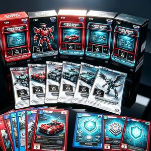 Cartes de jeu TCG personnalisables avec logo et emballage, surface imprimée holographique, papier brillant 350 g/m² - Product Image 1