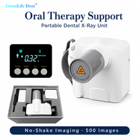 Unité de radiographie vétérinaire 70kV 2mA rechargeable portable, appareil de radiographie dentaire sans tremblement, 500 images avec accessoires