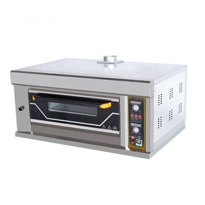 Horno de Gas Comercial de 1 Cubierta y 2 Bandejas para Hornear Pizza y Pasteles, Proveedor Chino - Product Image 2