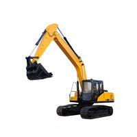 Excavadora de cadenas SY215C de 21500 kg y 118 kW con cucharón de 0.93 m³, certificación CE y altura máxima de excavación de 9600 mm