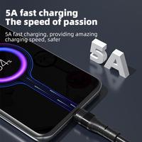 Cable de Datos Multifuncional Personalizado con Carga Rápida 5A, Tipo C, Recubrimiento de Cobre Fosforoso, Ecológico, para Cámara y Computadora