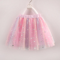 Jupe en tulle arc-en-ciel pour tout-petits, jupe de danse de ballet, jupe de princesse des neiges, robes tutu pour filles et enfants