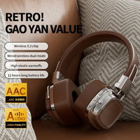 Nouveau casque de jeu sans fil BT-3 au design classique, à réduction de bruit, circum-auriculaire, ENC, avec microphone