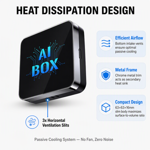 AI BOX Portable CarPlay <b>Adapter</b> Android 13 <b>Bluetooth</b> WiFi Wireless for Car - Product Image 2