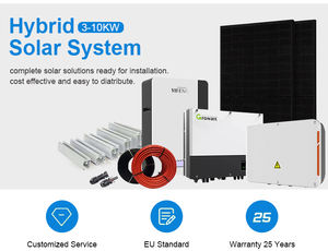 3kw <span class=keywords><strong>5kw</strong></span> 8kw 10kw sistema de Panel solar fuera de la red para el hogar con sistema de energía de batería sistema completo de energía solar - Product Image 2