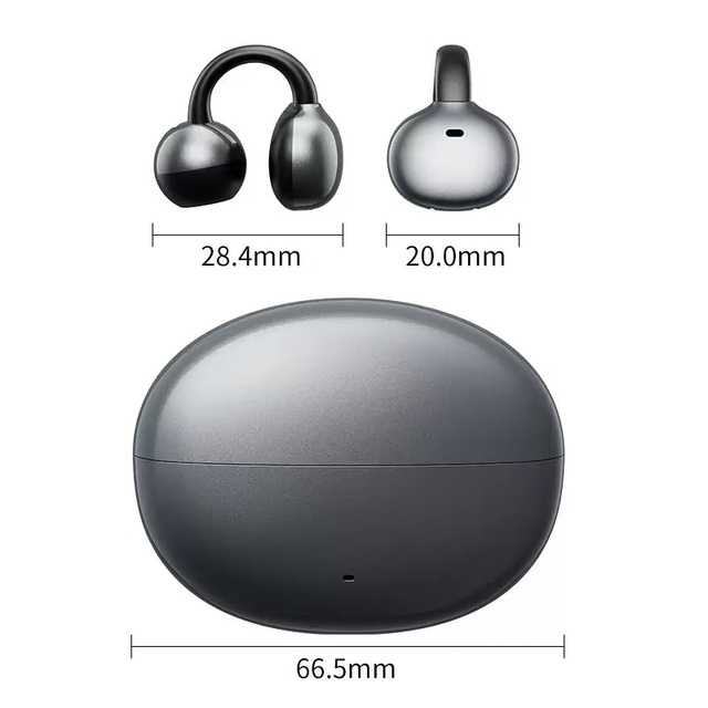 2025 New Z72 Smart Real-time Multi-Language AI Translation Ear Clip Headset Non-in-Ear Sports BT Headset