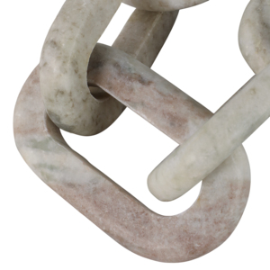 Scultura a catena in travertino per decorazioni da bagno, mensola, tavolino da caffè, soggiorno, ufficio. - Product Image 6