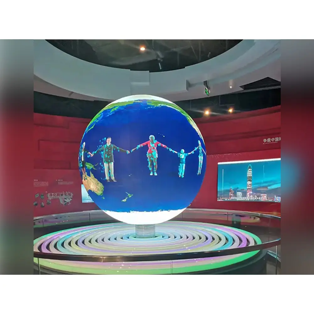 Per interni P1.5 P2 P2.5 P3 P4 P5 Led sfera digitale 4M Video Wall Rgb 3D globi a globo grande sfera a Led Display a cupola schermo Led