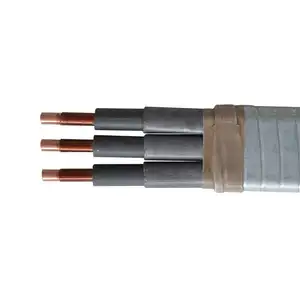 Nhà Máy 3kv 4kV 5kv 6KV cao su cách điện bị mắc kẹt dây dẫn đồng xlpe/PVC Đồng cáp điện chìm bơm dầu Cáp