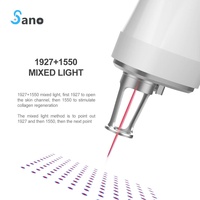 Appareil de beauté professionnel à double laser Thulium 1927 nm + 1550 nm pour minimiser les pores, éliminer les pigments et raffermir la peau