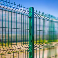Panel de Cerca de Seguridad Anti-Escalada 3D, Malla de Alambre de Acero Soldada de Alta Resistencia para Protección Perimetral