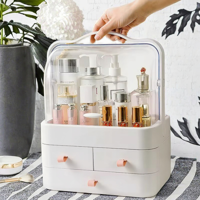 Space Capsule Cosmetic Plastic Bin Makeup