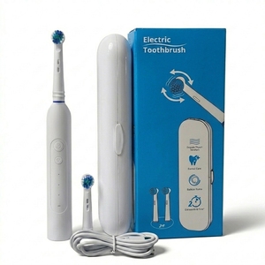 Brosse à dents électrique rotative personnalisable, brosse à dents oscillante rechargeable avec 2 têtes <span class=keywords><strong>de</strong></span> brosse - Product Image 1