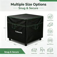 Housses de protection imperméables et coupe-vent pour meubles d'extérieur modulaires, anti-neige, pour patio et jardin