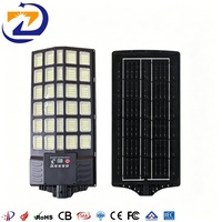 Lampadaire Solaire Commercial CE IP65 Étanche Intégré 500W 800W avec Détecteur de Mouvement Tout-en-un pour Extérieur