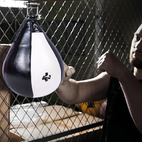 Rouser Fitness Logo personnalisé PU boxe poinçonnage balle de vitesse balle cible sac de sable entraînement d'agilité sac de sable
