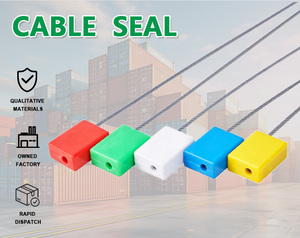 Duy nhất sử dụng cáp an ninh con dấu 1.5mm Đường kính dây giả mạo bằng chứng Cáp nhập con dấu cho container - Product Image 2