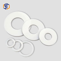 Joint d'étanchéité plat en PTFE vierge pour joint de calfeutrage, anti-corrosion, pour l'étanchéité des conduites chimiques industrielles, taille personnalisable
