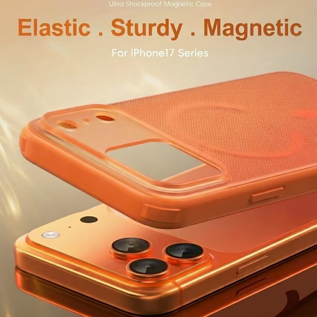 New Arrival iPhone 17 Pro Max Case Magnetic,TPU+PC Hybrid Shockproof Skin Feel Phone Case ,Wholesale Mobile Accessories