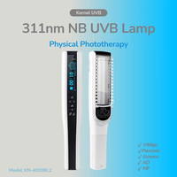 Lampe de photothérapie UVB NB 311nm rechargeable KN-4003BL2D pour usage domestique, en matériau ABS, pour le traitement de la dermatite atopique et du vitiligo