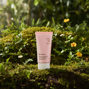 Numbuz:n Crème pour le visage à base de porcelaine Skip Tone Up Beige, lotion éclaircissante légère pour les soins quotidiens de la peau - Product Image 3
