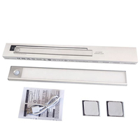 Lampe à détecteur de mouvement sans fil alimentée par batterie LED Night Stick-Anywhere Closet Light Escalier Appliques murales pour couloir chambre