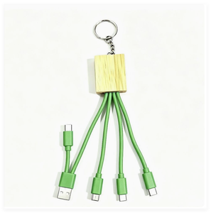 Câble de charge multifonctionnel pour porte-clés avec double entrée (<span class=keywords><strong>USB</strong></span> + Type-C), câble de charge rapide tout-en-un 3-en-1 / 4-en-1 / 6-en-1 - Product Image 3