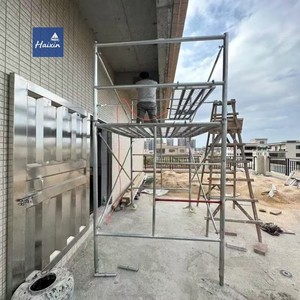Échafaudages en acier Q235, produits finis d'usine, roulettes pivotantes, en stock - Product Image 6