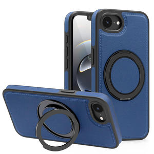 Cuir <span class=keywords><strong>d</strong></span>'affaires pour <span class=keywords><strong>iPhone</strong></span> 16 étui de téléphone en cuir magnétique couverture arrière porte-anneau pour <span class=keywords><strong>iPhone</strong></span> 16 E 2025 - Product Image 4