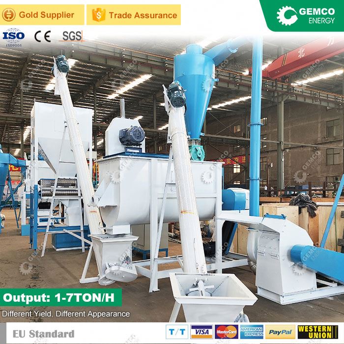 poultry feed processing machine