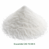 Erucamida CAS 112 84 5, Amida del Ácido Erucíco, Polvo Blanco, Agente Deslizante para Película Plástica de PE PP, Grado Industrial, Suministro de Fábrica