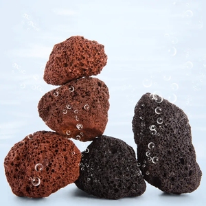 Filtre d'aquarium de bloc de roche volcanique écologique Durable rouge naturel réservoir de poissons médias biologiques eau claire filtre Bio extérieur - Product Image 4