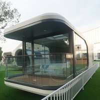 Cabine mobile personnalisée résistante au feu, à l'eau et à l'humidité, pour hébergement, facile à assembler, capsule de camping, maison préfabriquée, usine chinoise