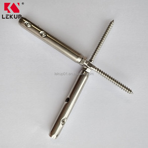 Terminales <span class=keywords><strong>de</strong></span> rosca sin engaste para cable <span class=keywords><strong>de</strong></span> acero inoxidable, tornillos <span class=keywords><strong>de</strong></span> madera, herrajes para barandales <span class=keywords><strong>de</strong></span> cable, tornillos <span class=keywords><strong>de</strong></span> rosca sin engaste, terminales izquierdo y derecho - Product Image 6