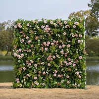 Fournisseur de décorations de mariage, fleurs artificielles, décorations de haute qualité, fleurs en soie pour décoration murale