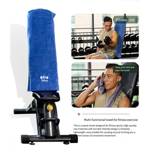Toalla Deportiva Absorbente de Microfibra con Logotipo Personalizado, con Capucha Antideslizante <span class=keywords><strong>para</strong></span> Ejercicio Físico, Tamaño Grande 40x95cm - Product Image 6
