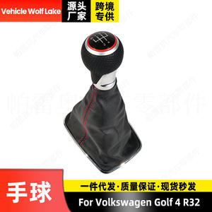 Levier de vitesses en cuir Volkswagen Golf 4 R32 5 vitesses Redline Design ergonomique - Product Image 5