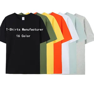 저렴한 남성용 자수 티셔츠 맞춤 인쇄 남여 공용 티셔츠 부어 옴므