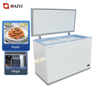 Congelatore a Pozzetto Commerciale a Basso Rumore, <span class=keywords><strong>Doppia</strong></span> <span class=keywords><strong>Porta</strong></span>, Raffreddamento Diretto, 200 Litri, Congelatore a Pozzetto Inverter per Supermercati e Celle Frigorifere - Product Image 1