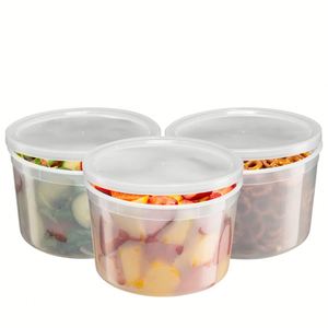 Pp Single Wall 95Mm Portion Disposable <b>Sauce</b> Takeaway Custom Cups With Pet Lid Clear Black Free Samples Available - Product Image 1