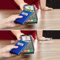 TILONSTAR TVC106 Hadiah Unik Pria Dompet Kartu Kredit RFID Billeteras Para Hombre Tempat Kartu Aluminium Pop Up