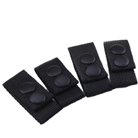 Sangle de poignet en nylon et polyester, porte-menottes tactique, sangle multifonctionnelle, menottes à tirage rapide, portable