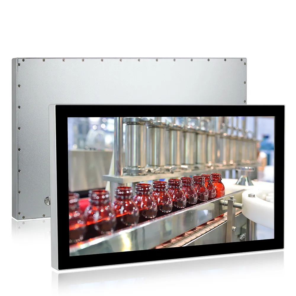 24 inch touch screen industrial pc computer panel pc industrial pc rs485 / rs232