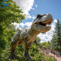 Modèle de dinosaure en silicone CE Trex de grande taille pour exposition de dinosaures, logistique de projet mondiale SGD100