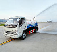 Camion à eau multifonctionnel diesel 4x2 personnalisé avec pompe pour le contrôle de la poussière, le refroidissement des zones à haute température, la construction agricole