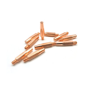 Punta de Contacto Personalizada de Cromo-Zirconio-Cobre Cucrzr de 9x45 mm, Rosca M6 de 1.4 mm para Soldadoras <span class=keywords><strong>MIG</strong></span> en Oferta - Product Image 2